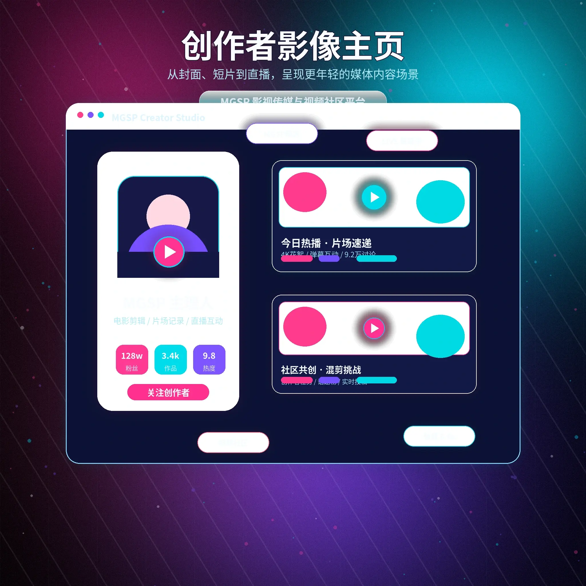 蘑菇视频生活影像与创作者动态